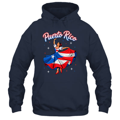 Puerto Rican Girl Women Boricua Flag Puerto Rico Flag Shirt & Tank Top | siriusteestore