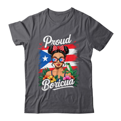 Puerto Rican Girls Boricua Puerto Rico Heritage Messy Bun Shirt & Tank Top | siriusteestore