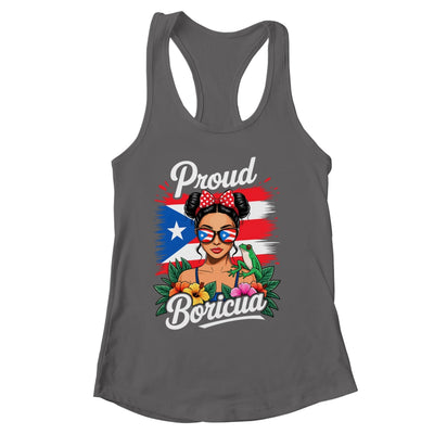 Puerto Rican Girls Boricua Puerto Rico Heritage Messy Bun Shirt & Tank Top | siriusteestore