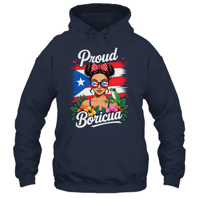 Puerto Rican Girls Boricua Puerto Rico Heritage Messy Bun Shirt & Tank Top | siriusteestore