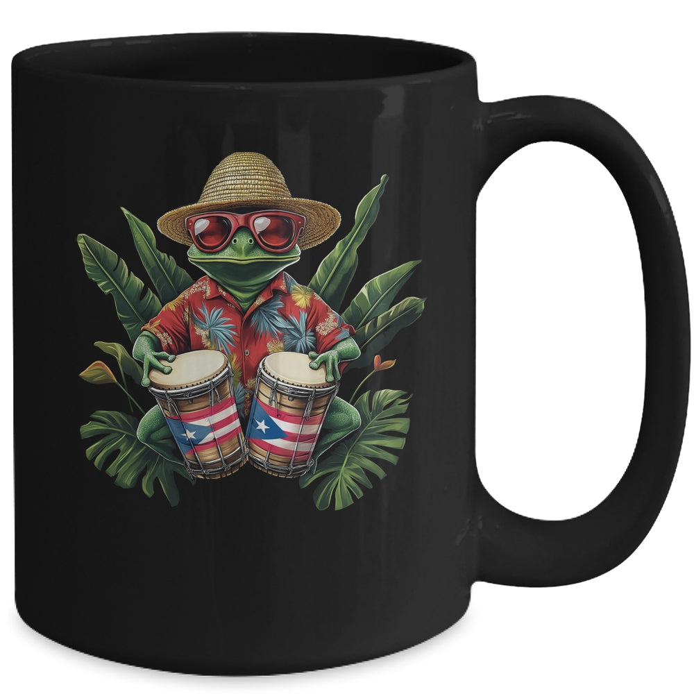 Puerto Rican Hispanic Puerto Rico Coqui Frog Taino Boricua Mug | siriusteestore