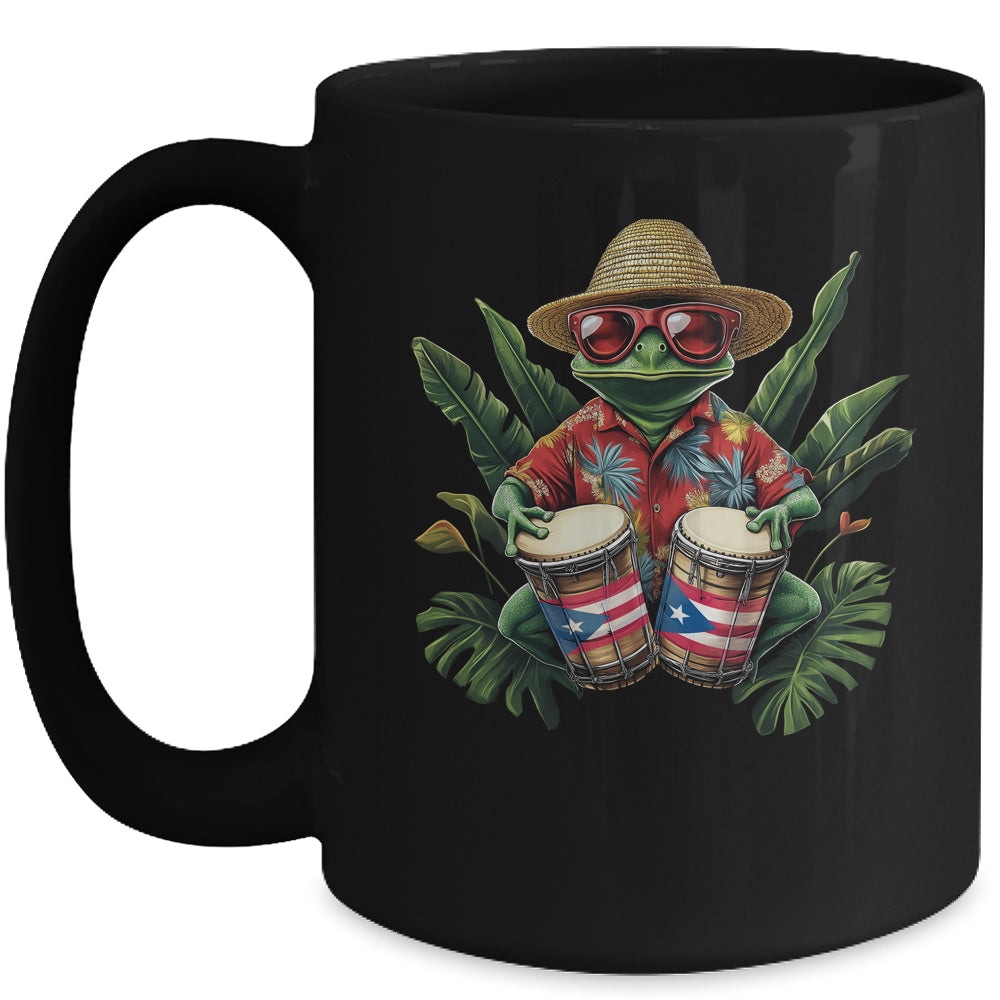 Puerto Rican Hispanic Puerto Rico Coqui Frog Taino Boricua Mug | siriusteestore