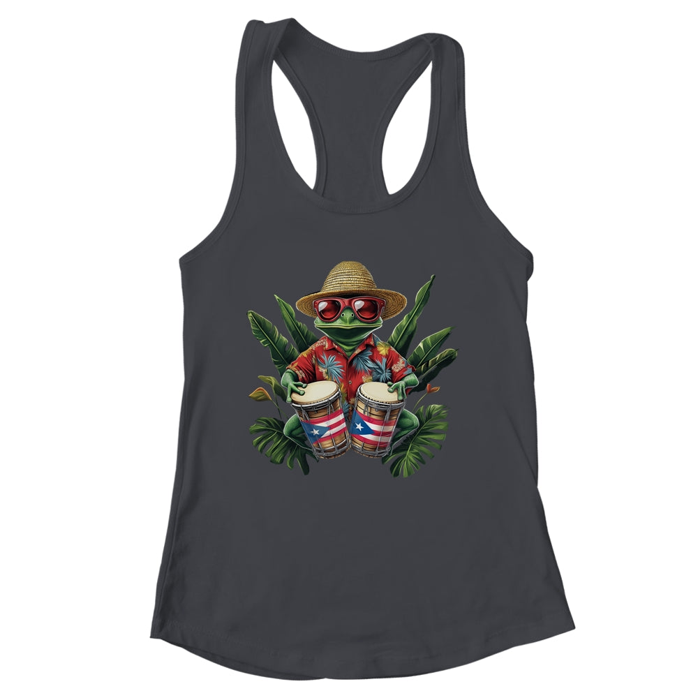 Puerto Rican Hispanic Puerto Rico Coqui Frog Taino Boricua Shirt & Tank Top | siriusteestore