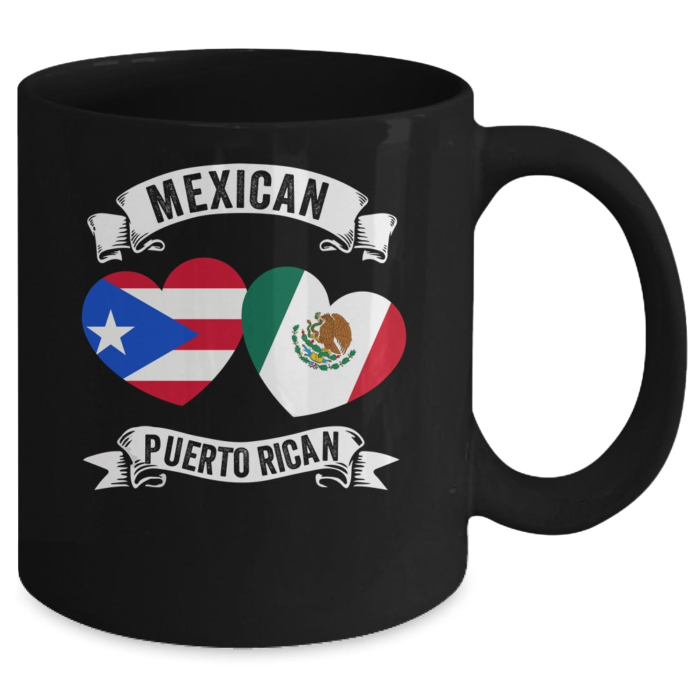 Puerto Rican Mexican Flag Mexirican Half Puerto Rico Mexico Mug | siriusteestore