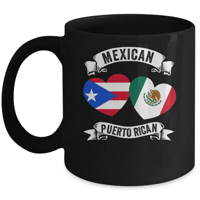 Puerto Rican Mexican Flag Mexirican Half Puerto Rico Mexico Mug | siriusteestore