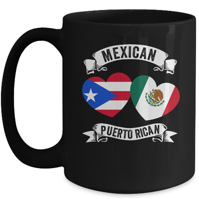 Puerto Rican Mexican Flag Mexirican Half Puerto Rico Mexico Mug | siriusteestore