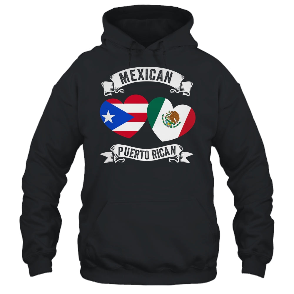 Puerto Rican Mexican Flag Mexirican Half Puerto Rico Mexico Shirt & Tank Top | siriusteestore