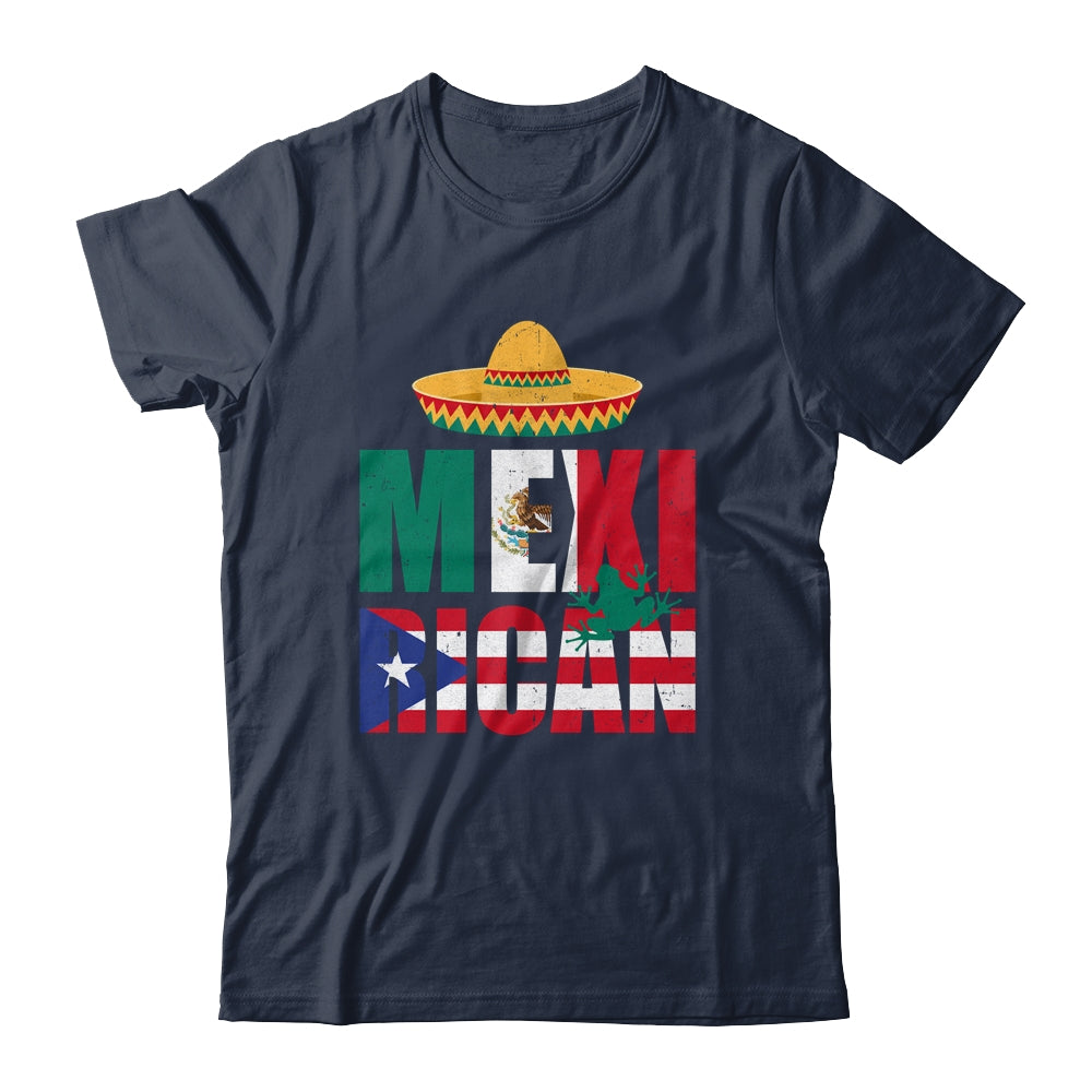 Puerto Rican Mexican Mexirican Half Puerto Rico Mexico Flag Shirt & Hoodie | siriusteestore
