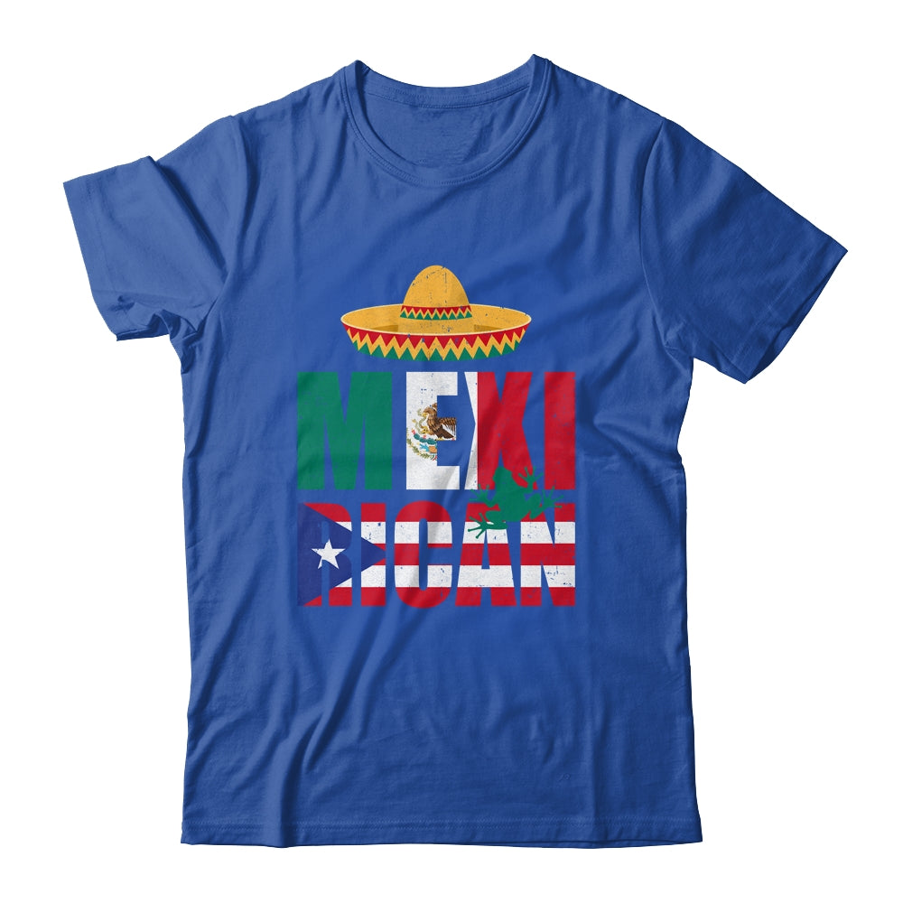 Puerto Rican Mexican Mexirican Half Puerto Rico Mexico Flag Shirt & Hoodie | siriusteestore