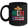 Puerto Rican Mexican Mexirican Half Puerto Rico Mexico Flag Mug | siriusteestore