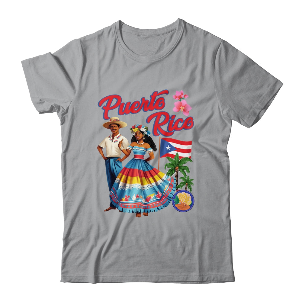 Puerto Rican Outfit Idea For Women Men Puerto Rico Flag Shirt & Tank Top | siriusteestore