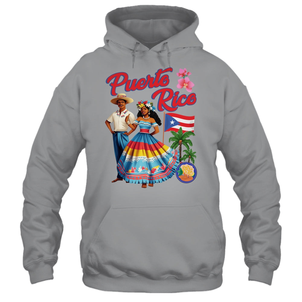 Puerto Rican Outfit Idea For Women Men Puerto Rico Flag Shirt & Tank Top | siriusteestore