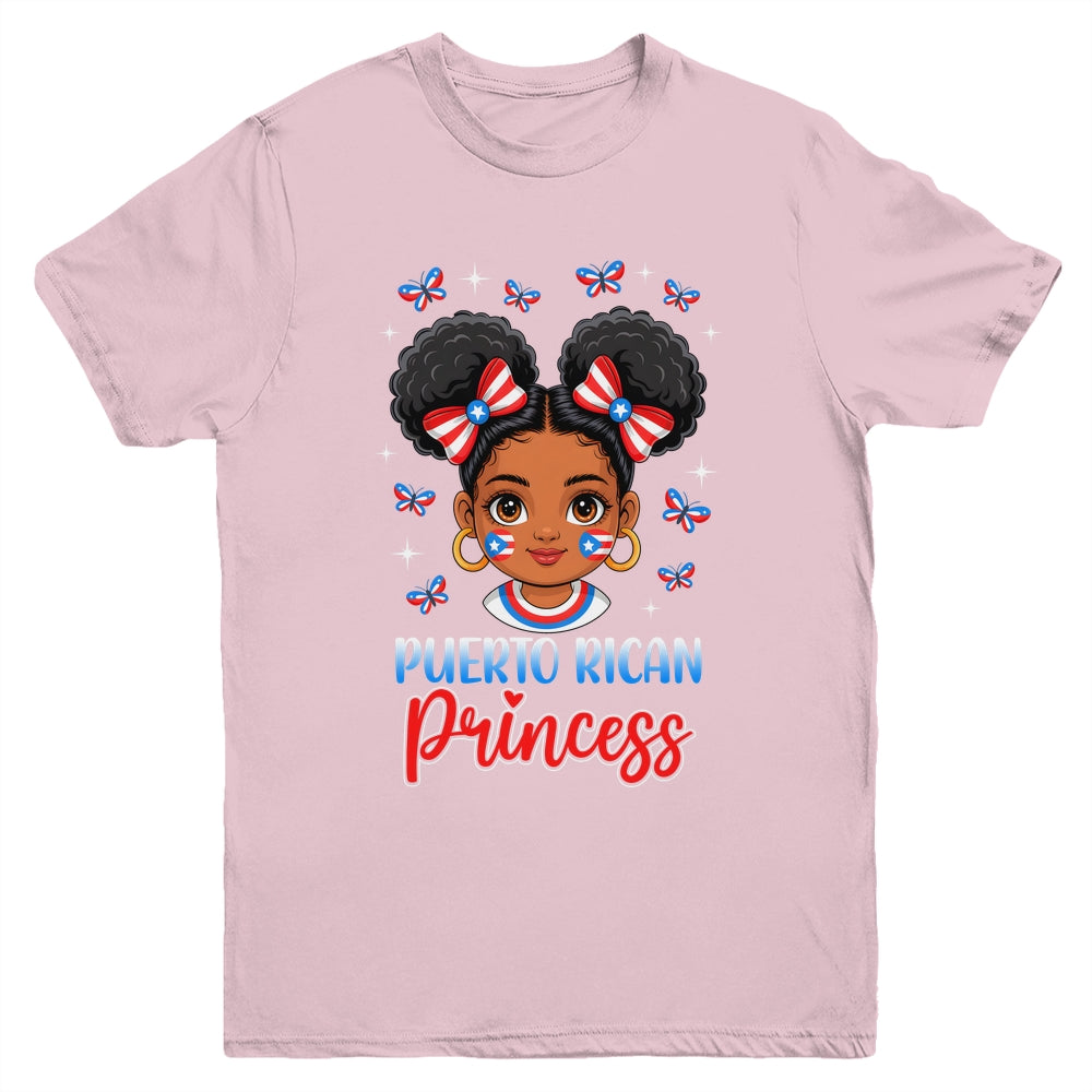 Puerto Rican Princess Puerto Rico Girl Hispanic Heritage Youth Shirt | siriusteestore