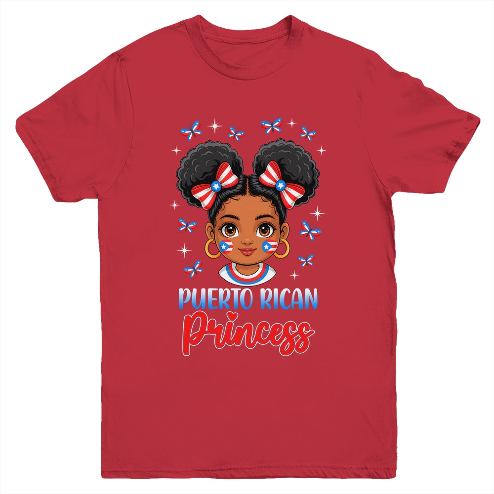 Puerto Rican Princess Puerto Rico Girl Hispanic Heritage Youth Shirt | siriusteestore