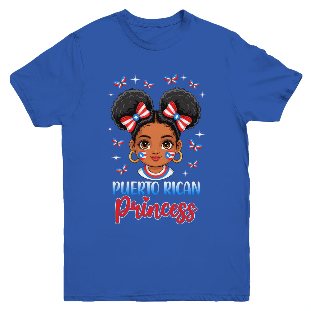 Puerto Rican Princess Puerto Rico Girl Hispanic Heritage Youth Shirt | siriusteestore