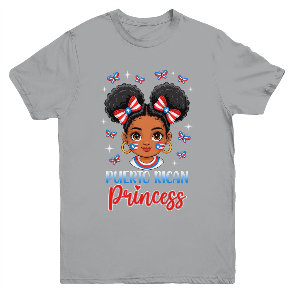Puerto Rican Princess Puerto Rico Girl Hispanic Heritage Youth Shirt | siriusteestore