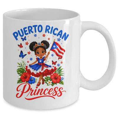 Puerto Rican Princess Puerto Rico Hispanic Heritage Kids Mug | siriusteestore