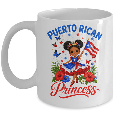 Puerto Rican Princess Puerto Rico Hispanic Heritage Kids Mug | siriusteestore