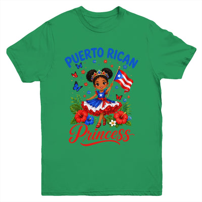 Puerto Rican Princess Puerto Rico Hispanic Heritage Kids Youth Shirt | siriusteestore