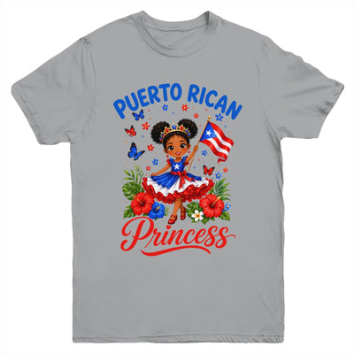 Puerto Rican Princess Puerto Rico Hispanic Heritage Kids Youth Shirt | siriusteestore