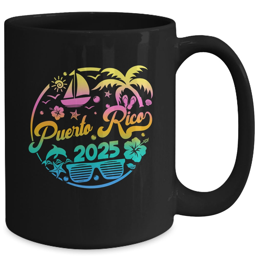 Puerto Rico 2025 Family Vacation Beach Matching Group Mug | siriusteestore