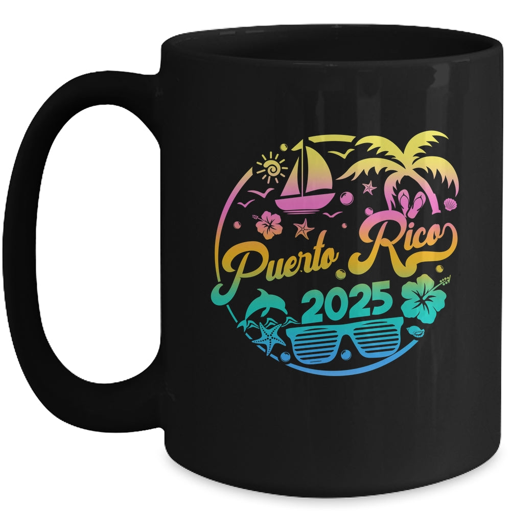 Puerto Rico 2025 Family Vacation Beach Matching Group Mug | siriusteestore
