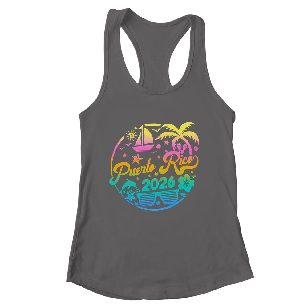 Puerto Rico 2026 Family Vacation Beach Matching Group Shirt & Tank Top | siriusteestore