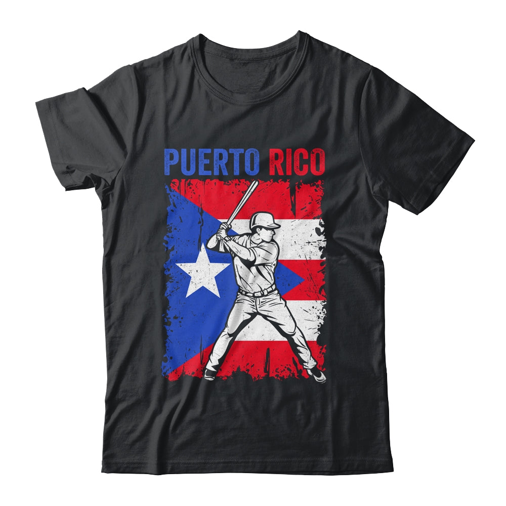 Puerto Rico Baseball Player Flag Famous Island Game Shirt & Hoodie | siriusteestore