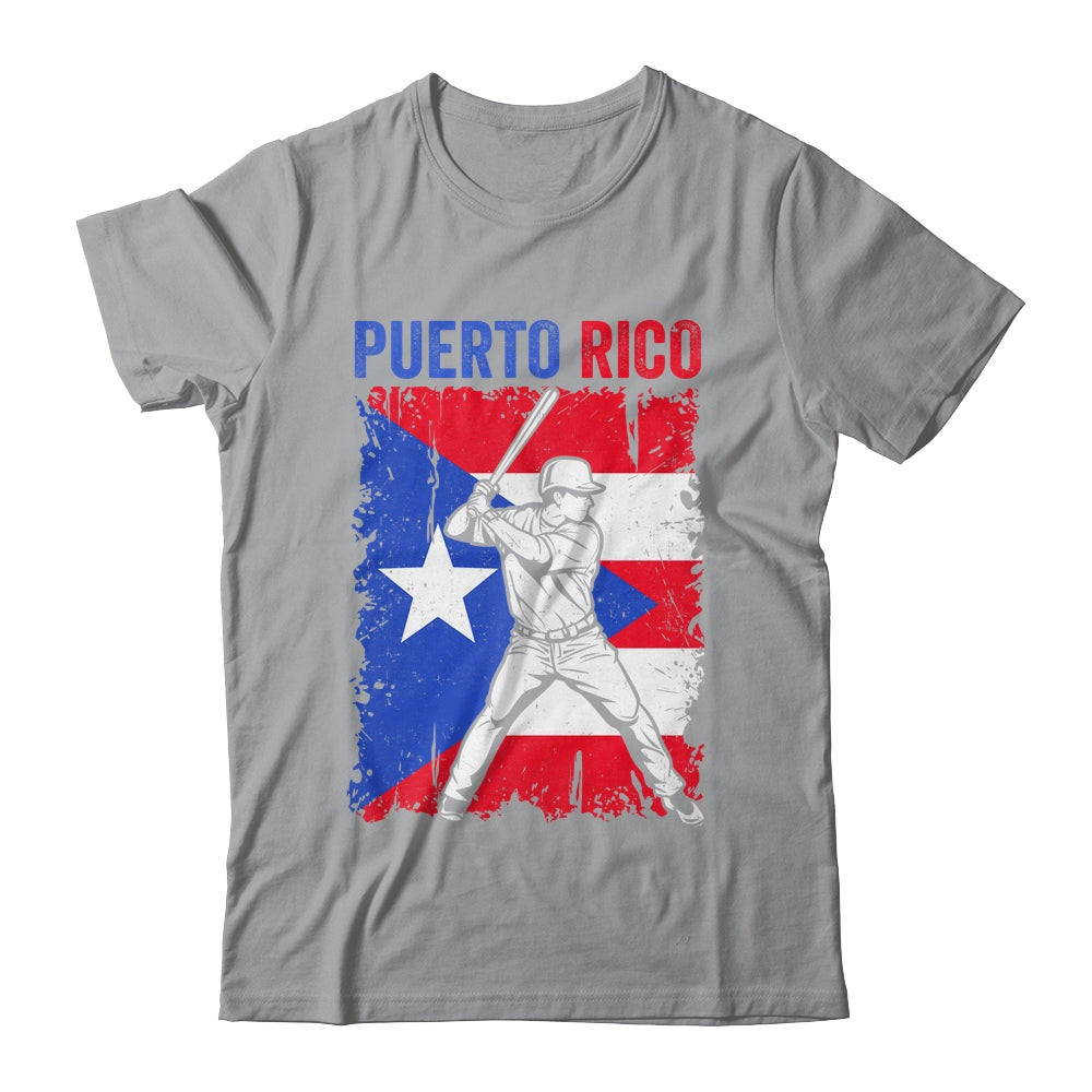 Puerto Rico Baseball Player Flag Famous Island Game Shirt & Hoodie | siriusteestore