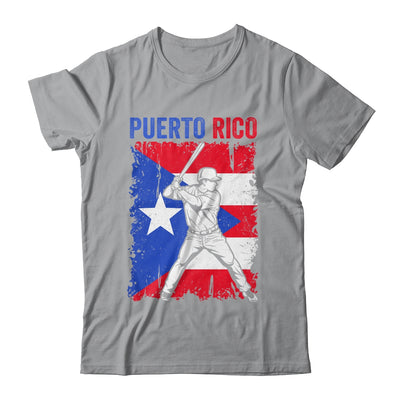 Puerto Rico Baseball Player Flag Famous Island Game Shirt & Hoodie | siriusteestore