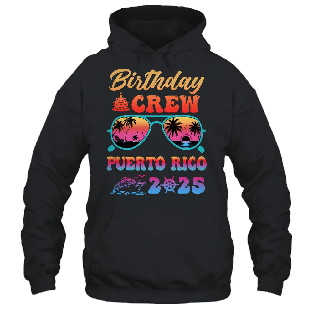 Puerto Rico Birthday Crew Vacation Cruise 2025 Summer Trip Group Shirt & Tank Top | siriusteestore