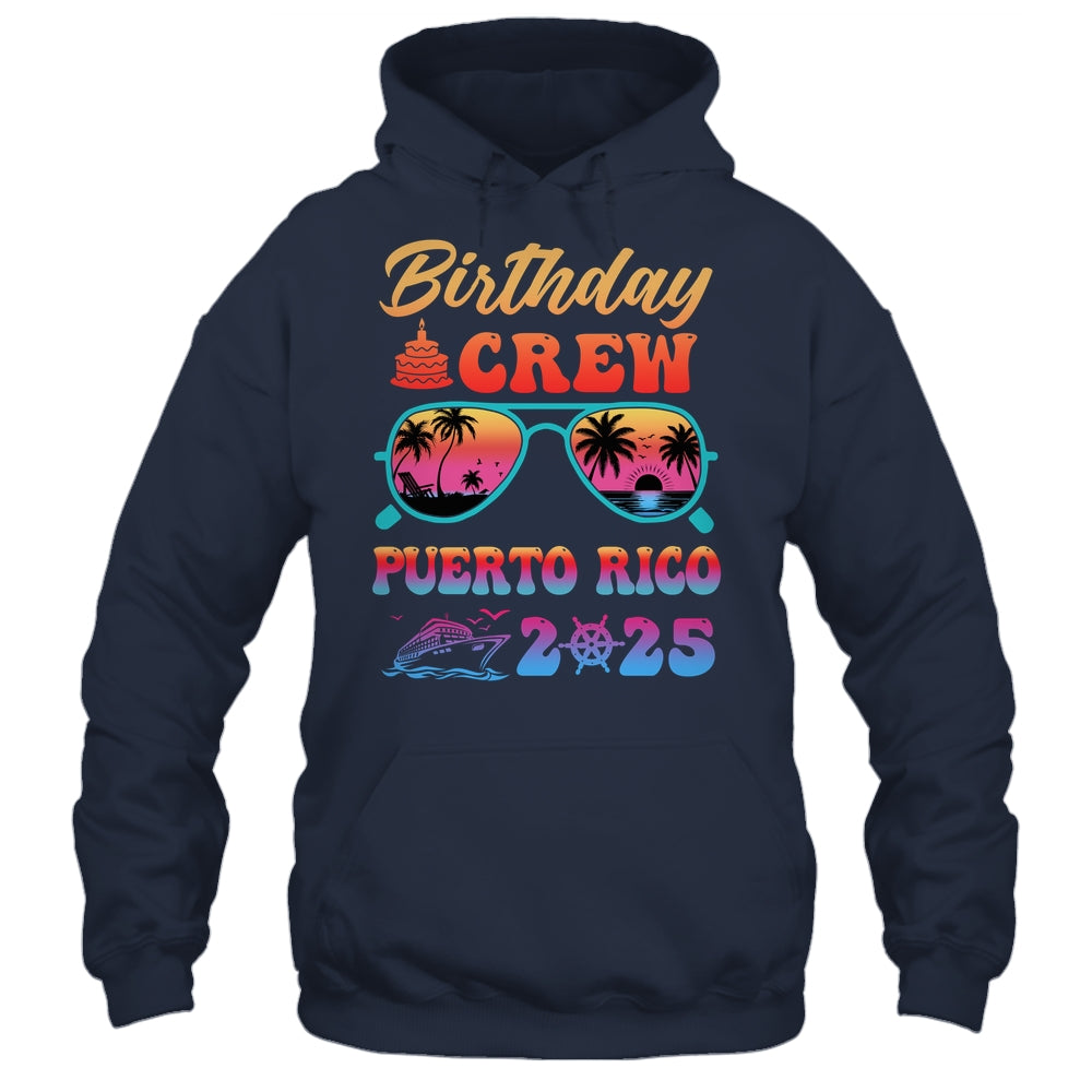 Puerto Rico Birthday Crew Vacation Cruise 2025 Summer Trip Group Shirt & Tank Top | siriusteestore