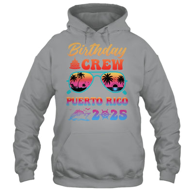 Puerto Rico Birthday Crew Vacation Cruise 2025 Summer Trip Group Shirt & Tank Top | siriusteestore