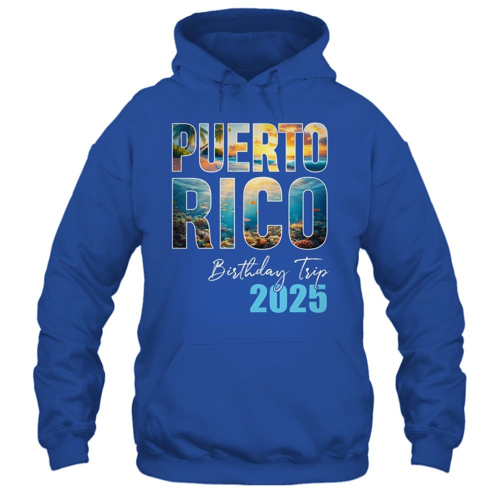 Puerto Rico Birthday Trip 2025 Vacation Party Crew Cruise Shirt & Tank Top | siriusteestore