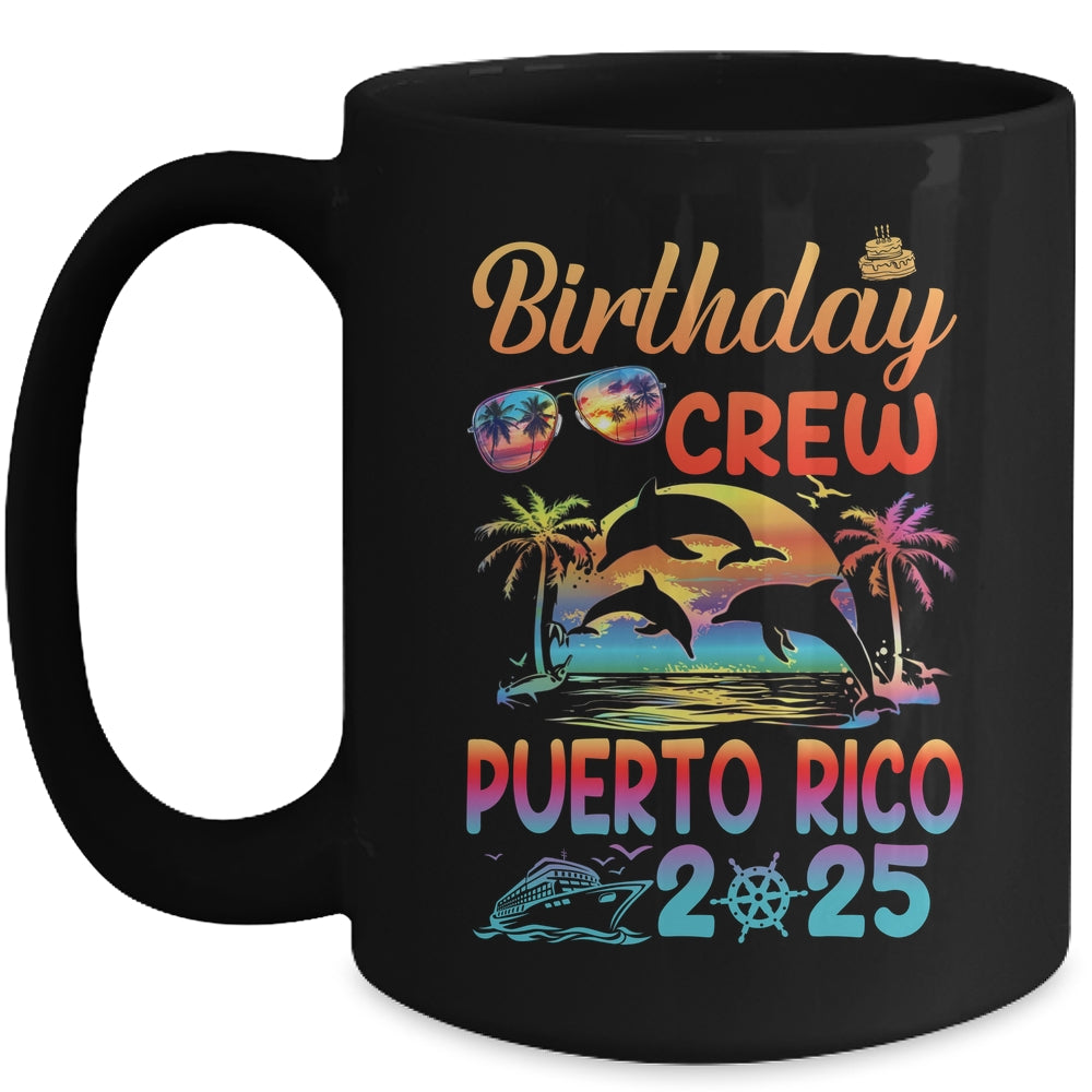 Puerto Rico Birthday Trip Vacation 2025 Matching Group Mug | siriusteestore