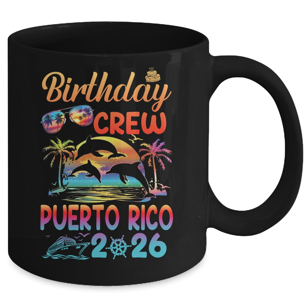 Puerto Rico Birthday Trip Vacation 2026 Matching Group Mug | siriusteestore