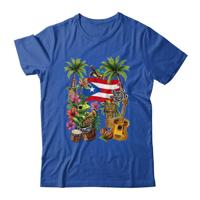 Puerto Rico Boricua Coqui Frog Taino Sun Puerto Rican Flag Shirt & Hoodie | siriusteestore
