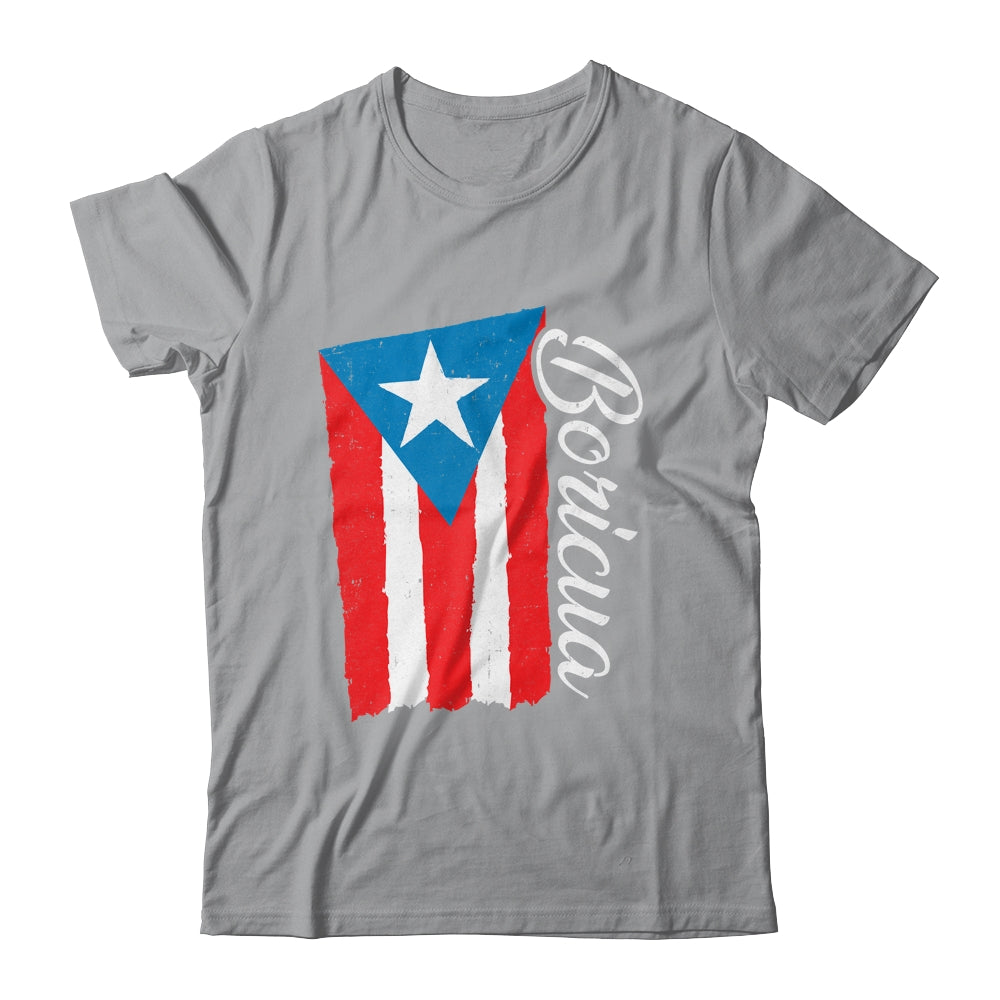 Puerto Rico Boricua Vintage Puerto Rican Flag Retro Shirt & Tank Top | siriusteestore