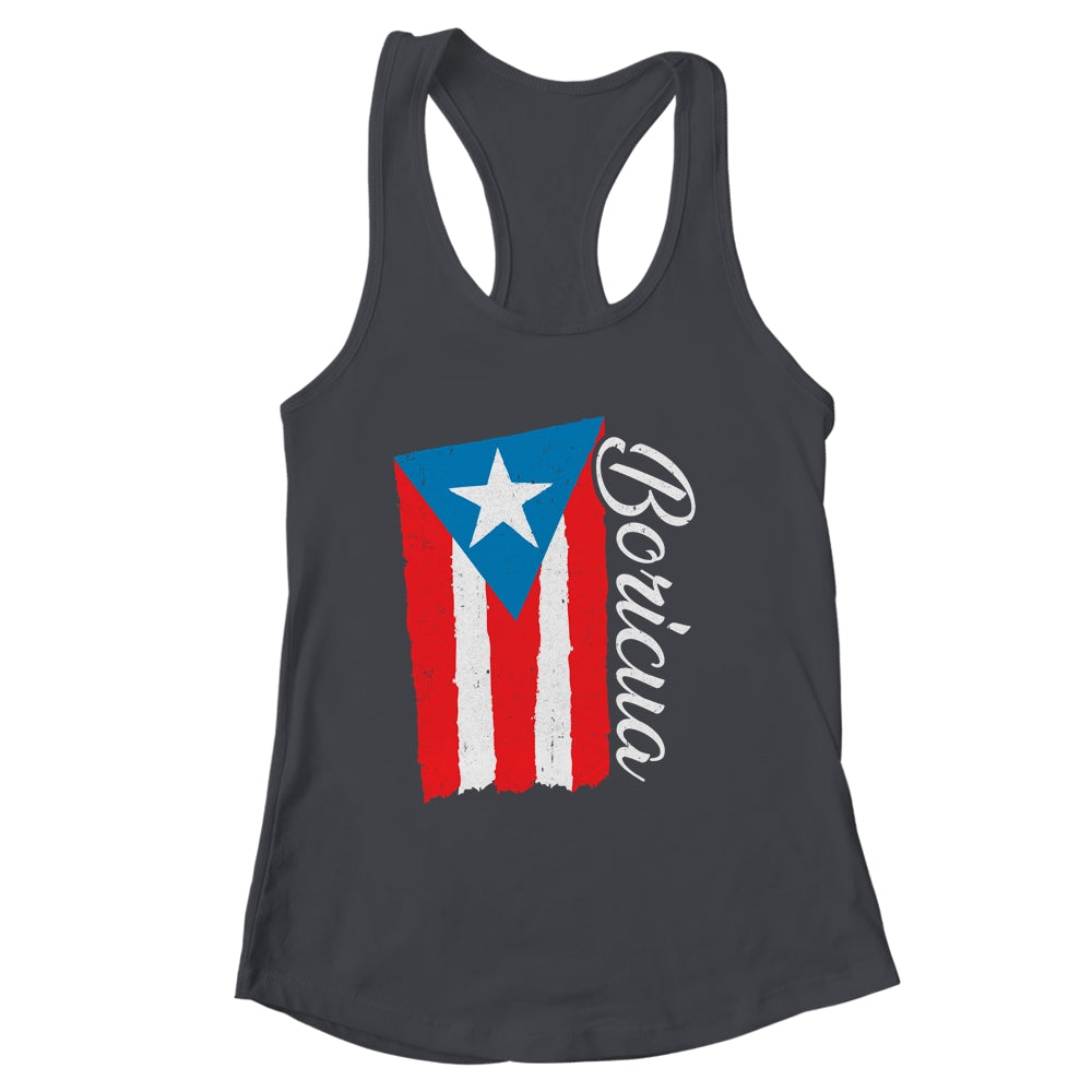 Puerto Rico Boricua Vintage Puerto Rican Flag Retro Shirt & Tank Top | siriusteestore