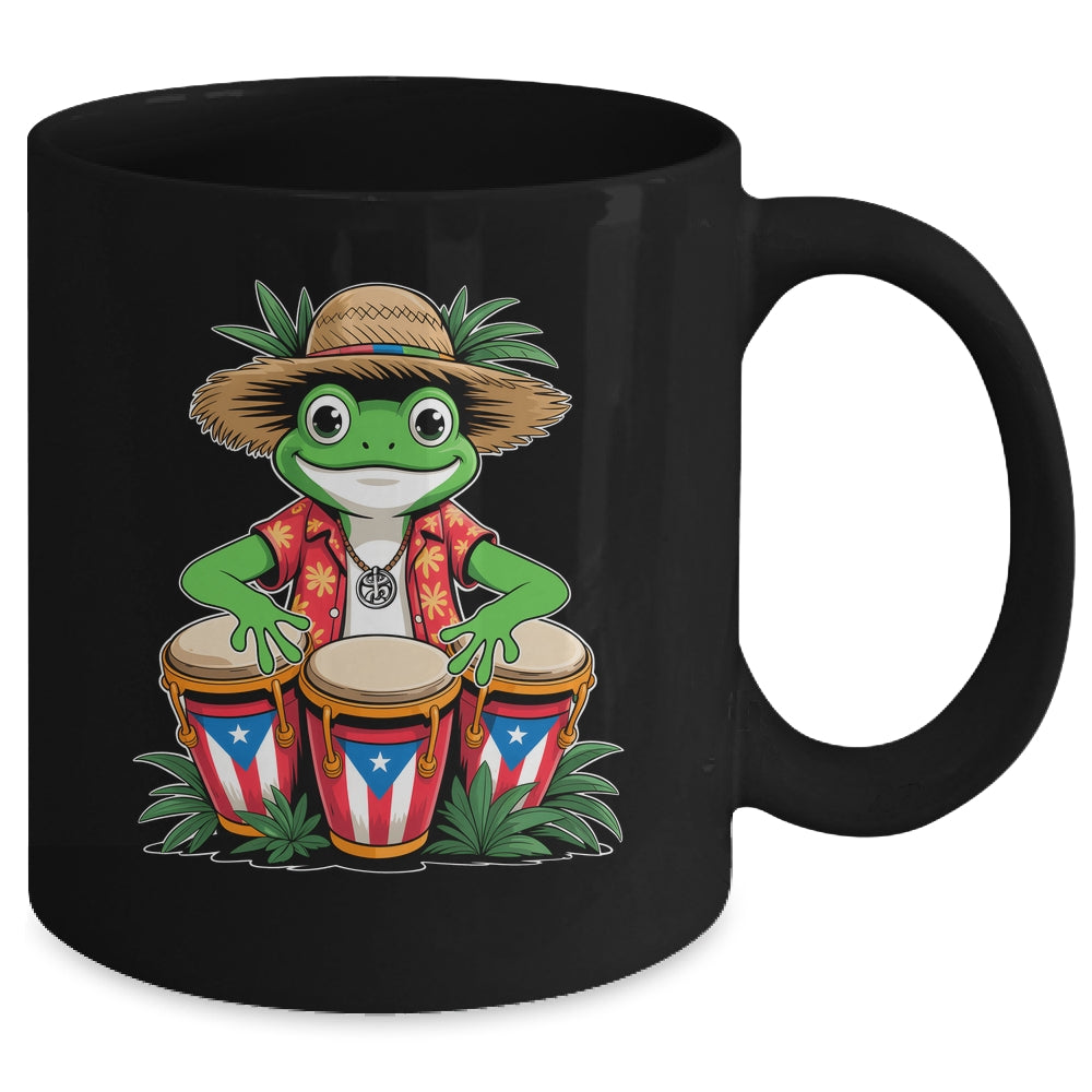 Puerto Rico Coqui Frog Boricua Puerto Rican Flag Taino Mug | siriusteestore