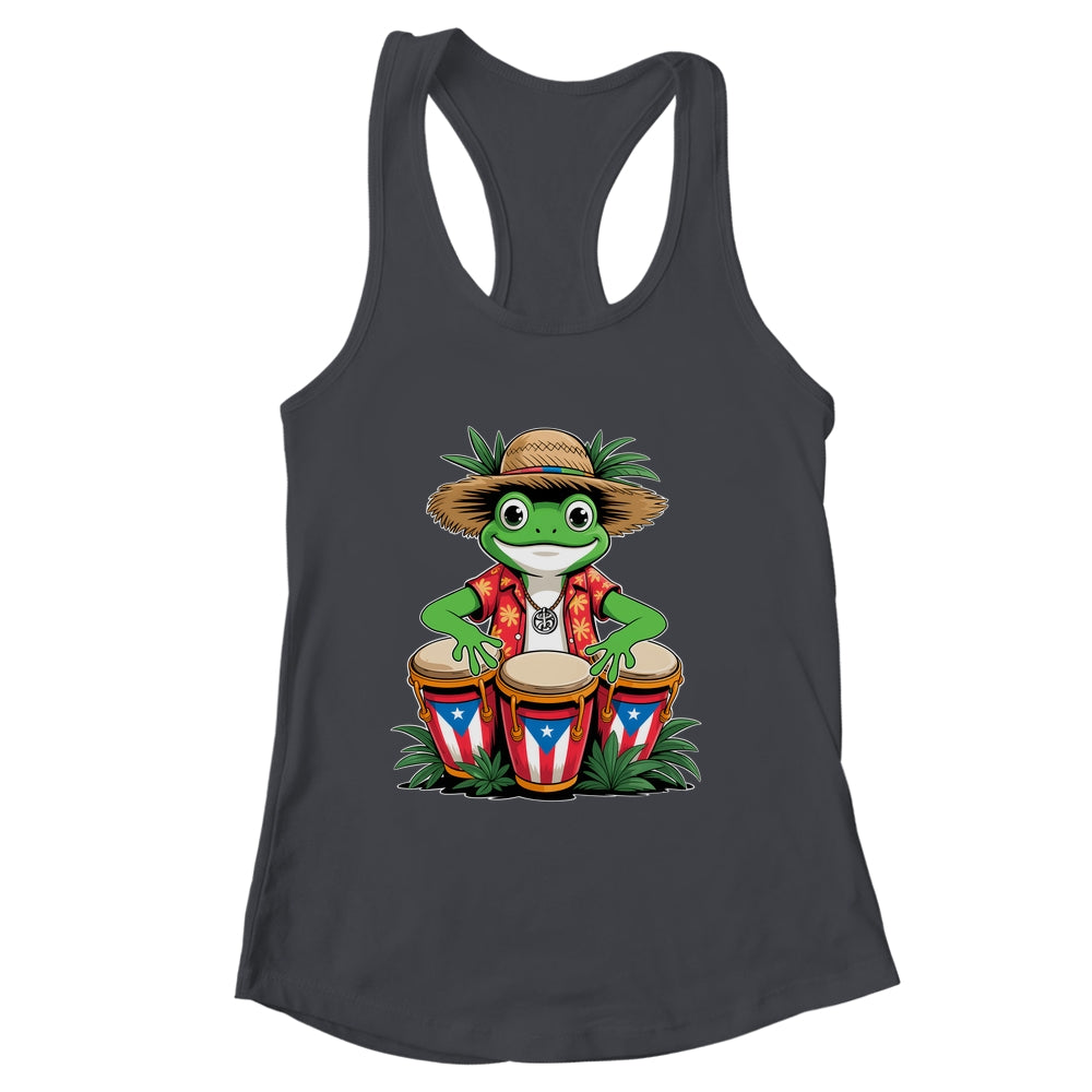 Puerto Rico Coqui Frog Boricua Puerto Rican Flag Taino Shirt & Tank Top | siriusteestore