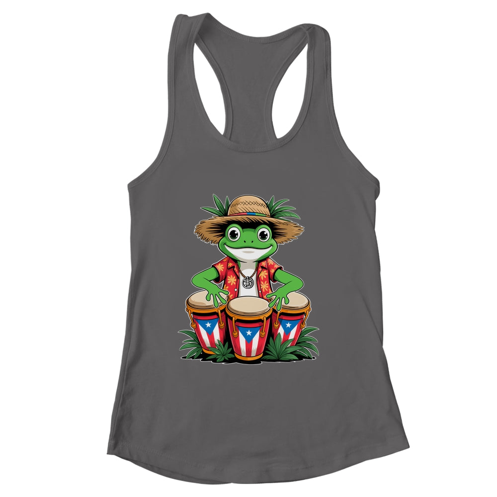 Puerto Rico Coqui Frog Boricua Puerto Rican Flag Taino Shirt & Tank Top | siriusteestore