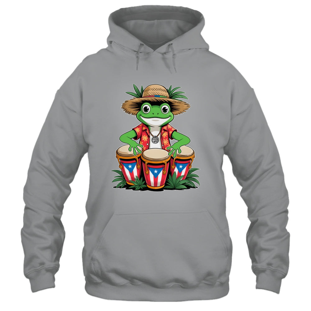 Puerto Rico Coqui Frog Boricua Puerto Rican Flag Taino Shirt & Tank Top | siriusteestore