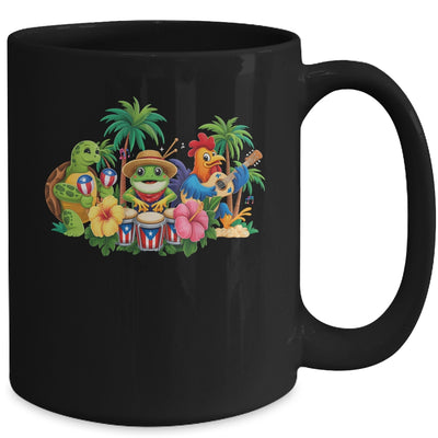 Puerto Rico Coqui Frog Boricua Rooster Puerto Rican Flag Mug | siriusteestore