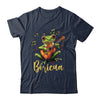 Puerto Rico Coqui Frog Playing Guitar Puerto Rican Boricua Shirt & Tank Top | siriusteestore