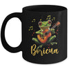 Puerto Rico Coqui Frog Playing Guitar Puerto Rican Boricua Mug | siriusteestore