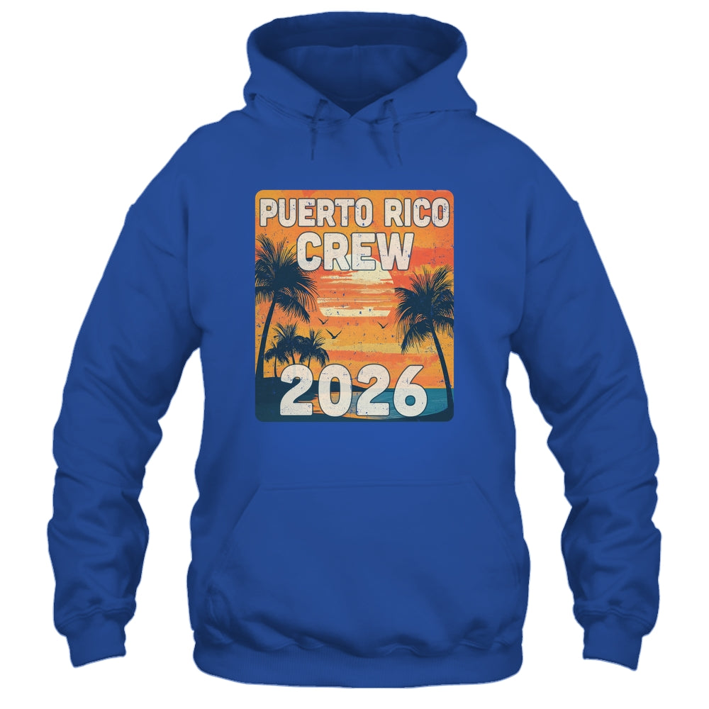 Puerto Rico Crew 2026 Vacation Matching Group Travelers Trip Shirt & Tank Top | siriusteestore