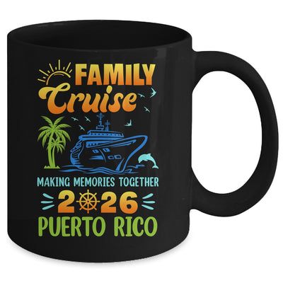 Puerto Rico Cruise 2026 Family Friends Group Vacation Matching Mug | siriusteestore