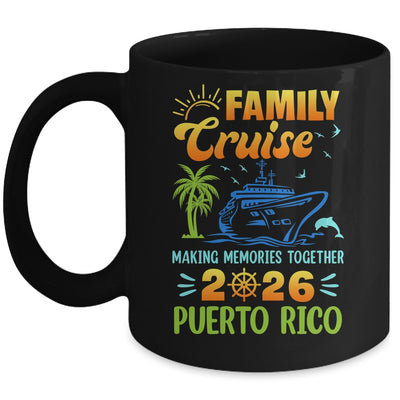 Puerto Rico Cruise 2026 Family Friends Group Vacation Matching Mug | siriusteestore