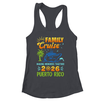 Puerto Rico Cruise 2026 Family Friends Group Vacation Matching Shirt & Tank Top | siriusteestore
